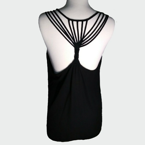 Forever 21 Tops - Forever 21 Sheer Black Strappy Top